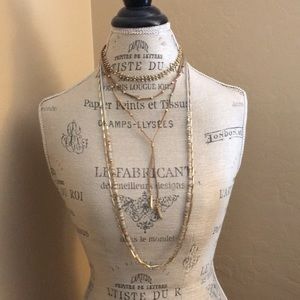 NWT Stella & Dot Aven Layering Necklace